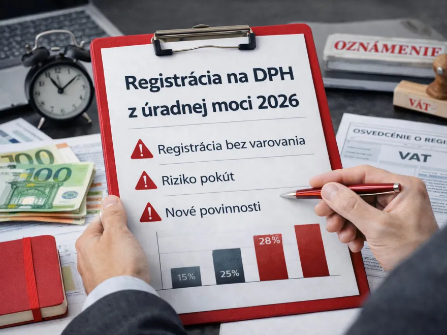 Registrácia na DPH z úradnej moci